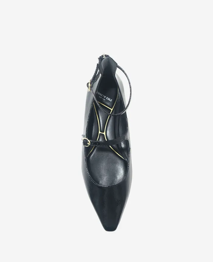 Kenneth Cole Flats and Loafers Women Nolita Patent Ankle Strap Mary Jane Flat Black Kenneth Cole Flats and Loafers Women Nolita Patent Ankle Strap Mary Jane Flat Black