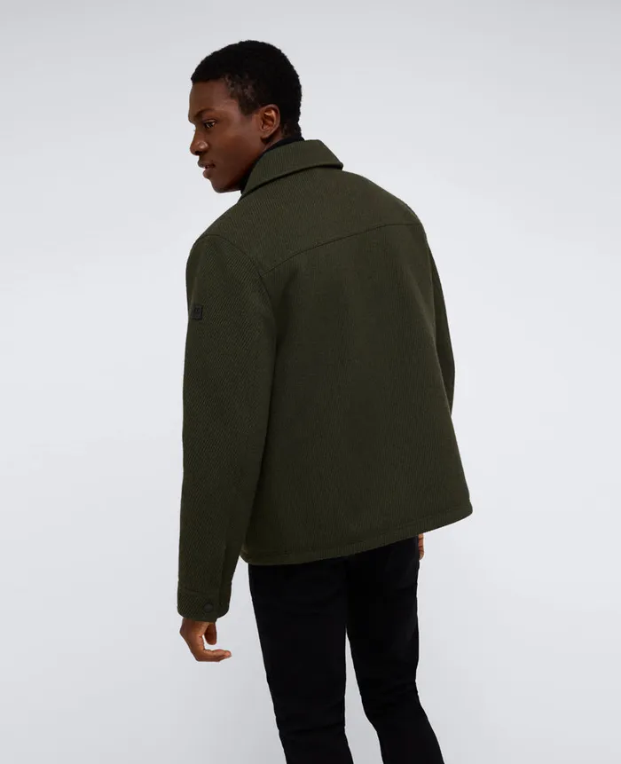 Kenneth Cole Jackets and Outerwear Men Heavyweight Twill Trucker Jacket Green Kenneth Cole Jackets and Outerwear Men Heavyweight Twill Trucker Jacket Green