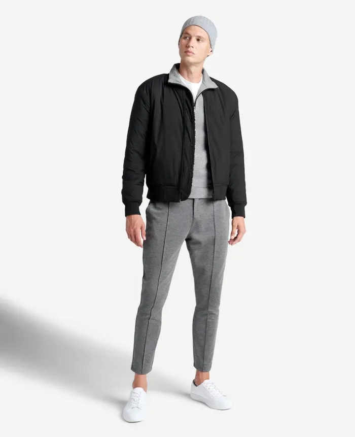 Kenneth Cole Jackets and Outerwear Men Reversible Sherpa Bomber Jacket Black Kenneth Cole Jackets and Outerwear Men Reversible Sherpa Bomber Jacket Black