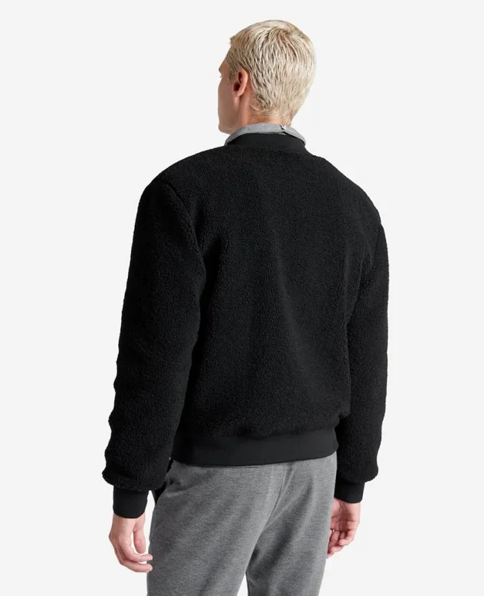 Kenneth Cole Jackets and Outerwear Men Reversible Sherpa Bomber Jacket Black Kenneth Cole Jackets and Outerwear Men Reversible Sherpa Bomber Jacket Black