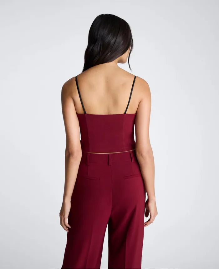 Kenneth Cole Matching Sets Women Bustier Cami Red