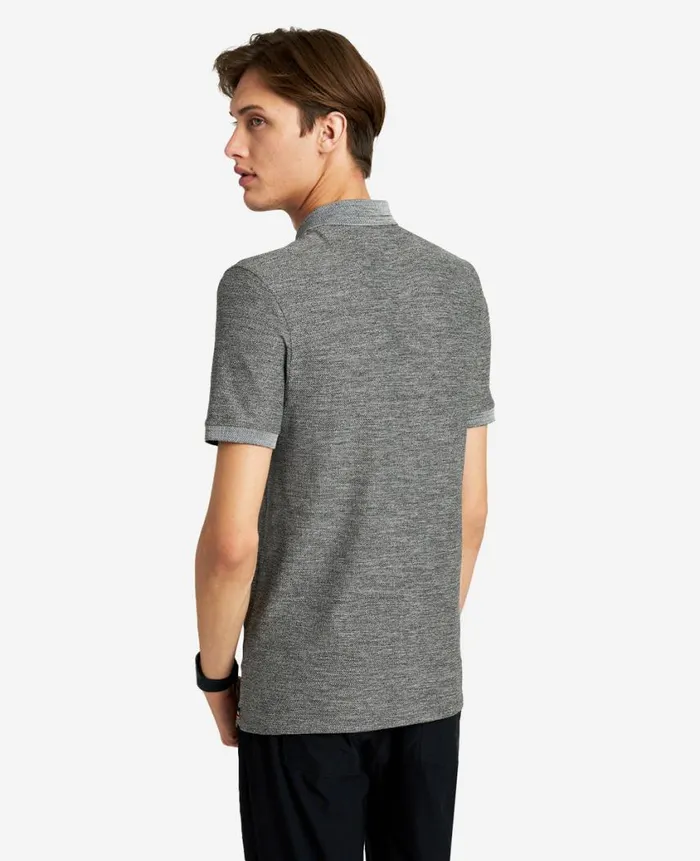 Kenneth Cole Polos and TShirts Men Knit Zip Polo Grey Kenneth Cole Polos and TShirts Men Knit Zip Polo Grey