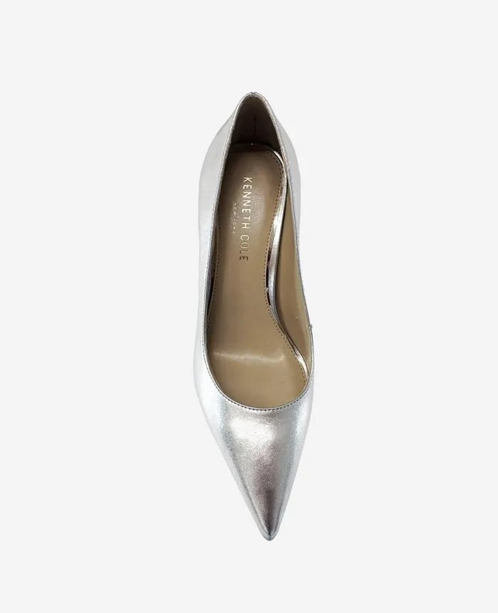 Kenneth Cole Pumps and Heels Women Beatrix Leather Heel Grey Kenneth Cole Pumps and Heels Women Beatrix Leather Heel Grey
