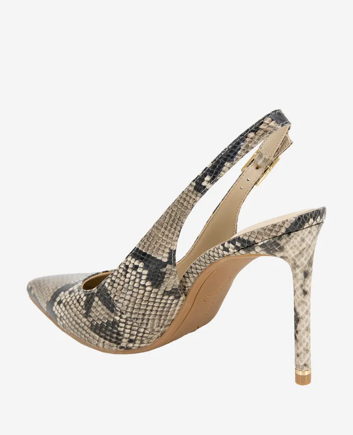 Kenneth Cole Pumps and Heels Women Quinnly Snakeskin Leather Slingback Heel Beige Kenneth Cole Pumps and Heels Women Quinnly Snakeskin Leather Slingback Heel Beige