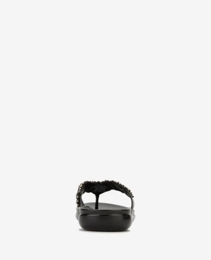 Kenneth Cole Sandals and Wedges Women Glamathon Thong Sandal Black Kenneth Cole Sandals and Wedges Women Glamathon Thong Sandal Black