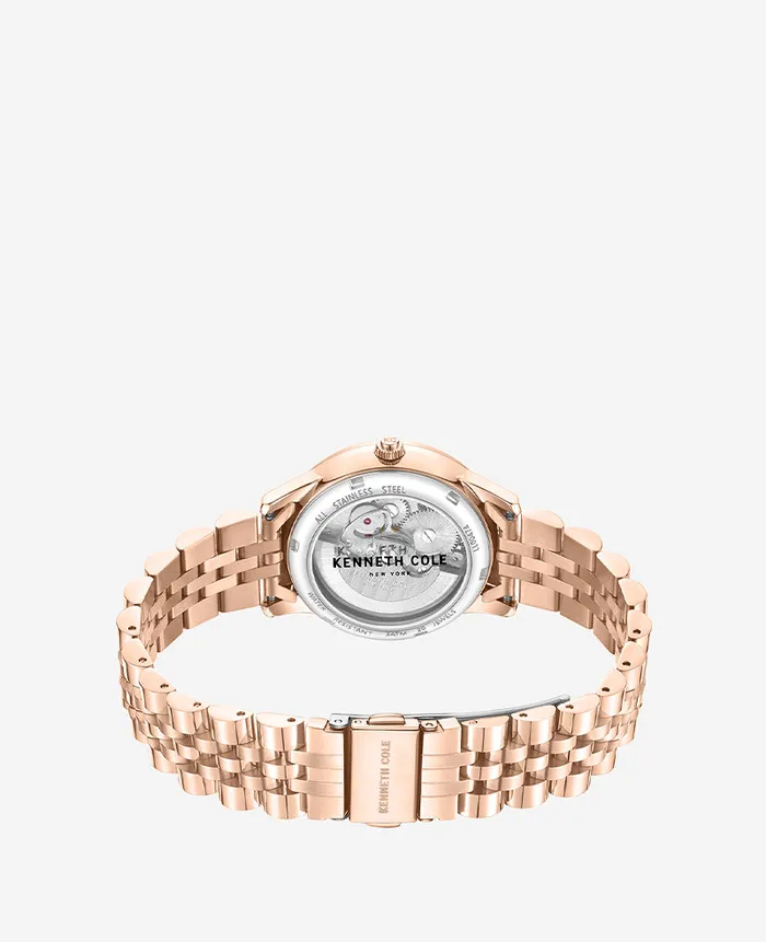Kenneth Cole Womens Women Kenneth Cole New York Ladies039 Automatic Bracelet Watch Metallic Kenneth Cole Womens Women Kenneth Cole New York Ladies039 Automatic Bracelet Watch Metallic
