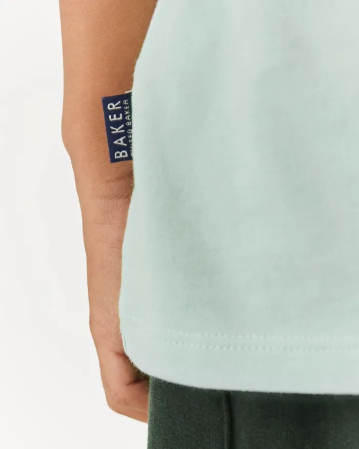 Kids BELSDON 8211 Branded Cotton TShirt And Shorts Set Green Ted Baker Sets and Outfits Kids BELSDON 8211 Branded Cotton TShirt And Shorts Set Green Ted Baker Sets and Outfits
