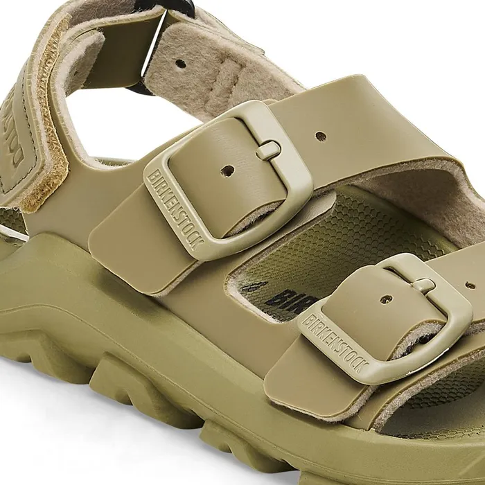 Kids Birkenstock BackAnkleStrap Mogami Icy Faded Khaki
