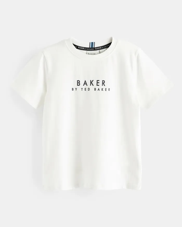 Kids IVAAN 8211 Three Pack Of Branded TShirts Pink Ted Baker Tops
