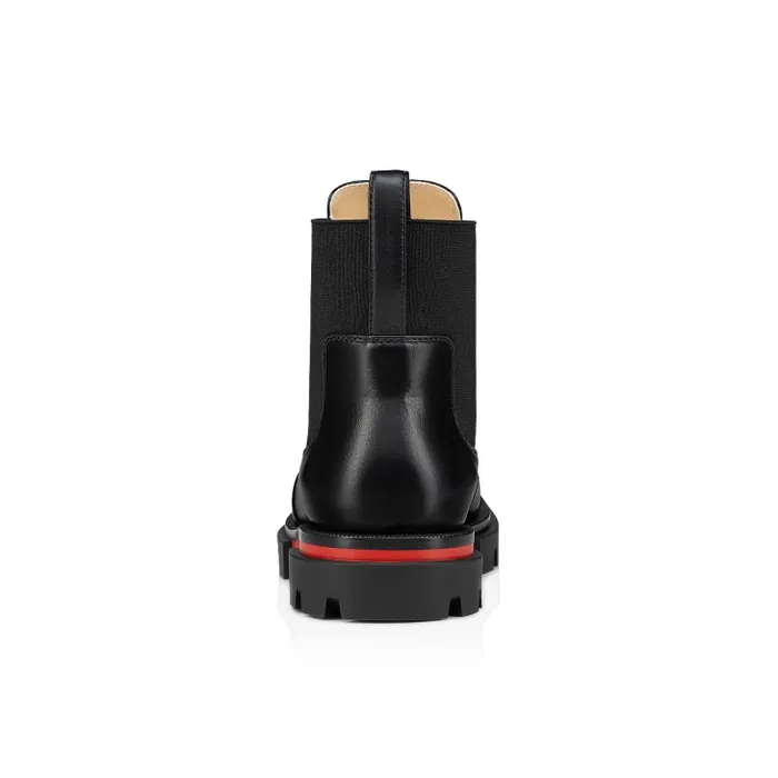 Kids Marchacroche Boots 8211 Calf Leather 8211 Black Christian Louboutin Boots