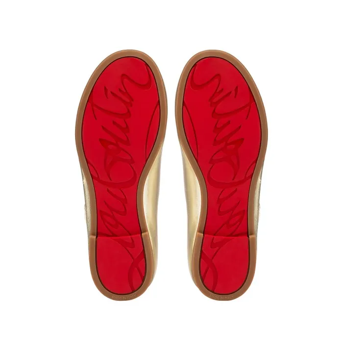 Kids Melodie Chick Ballerinas 8211 Nappa Leather 8211 Platine Christian Louboutin Ballerinas