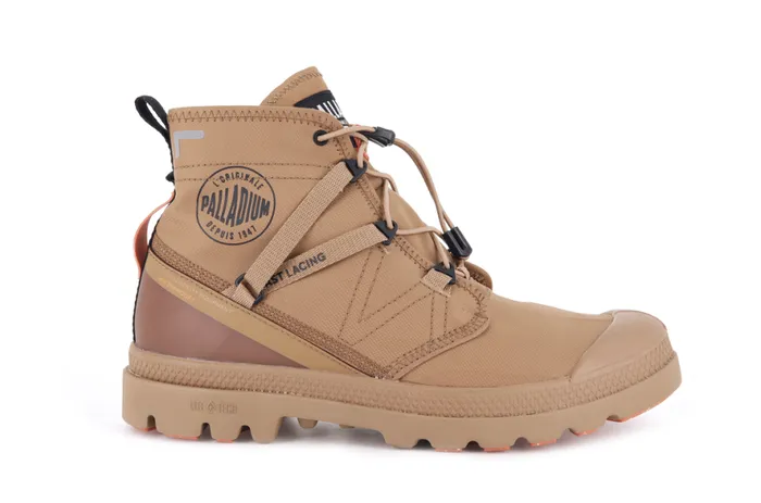 Kids PAMPA TRAVEL LITE WATERPROOF Brown Sugar PALLADIUM Boots