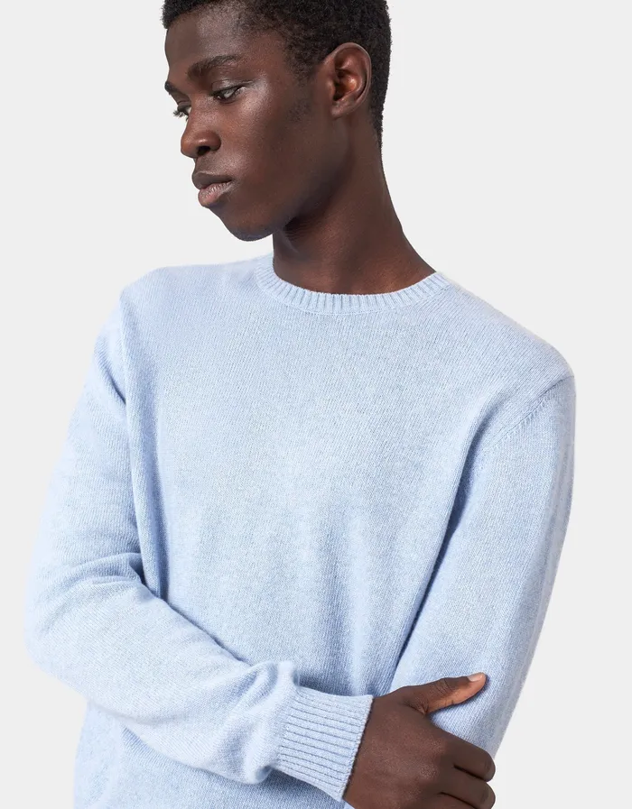 Knit Sweaters Classic Merino Wool Crew 8211 Purple Haze 8211 Colorfulstandard Men