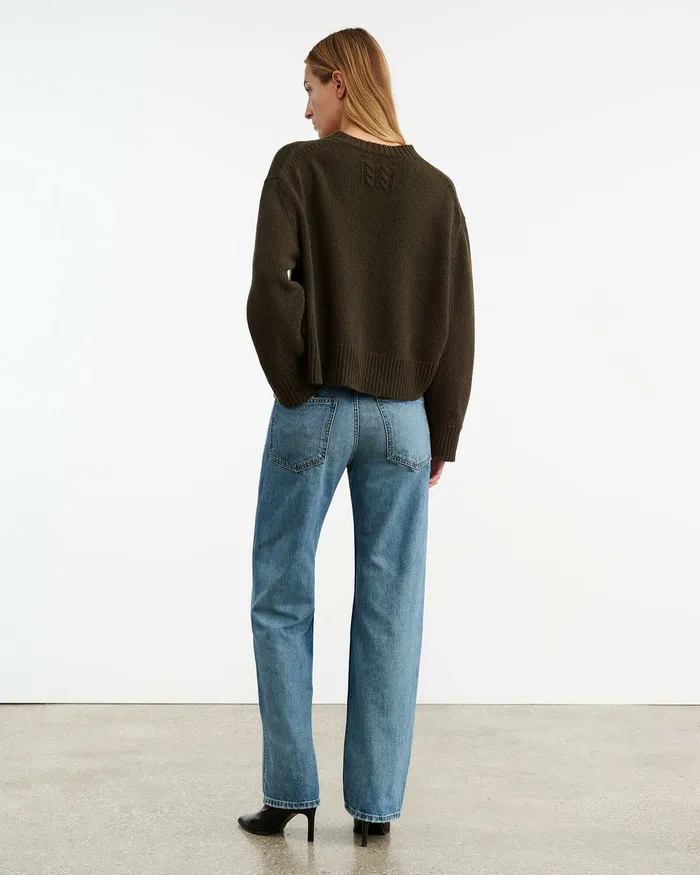 Knits and Sweaters Nili Lotan Women HAISLEY SWEATER Dark Pine