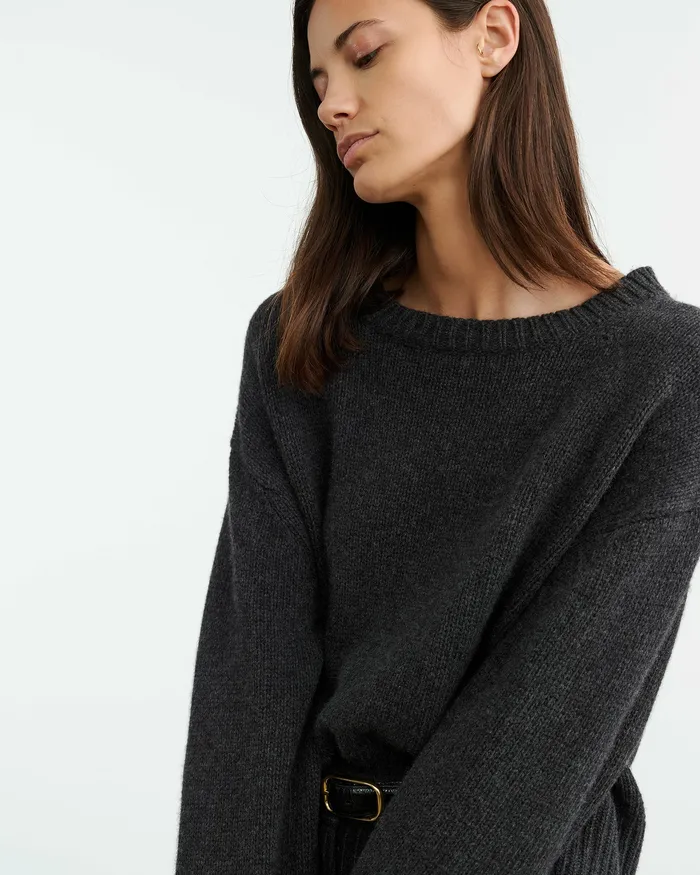 Knits and Sweaters Nili Lotan Women HAISLEY SWEATER Dark Pine