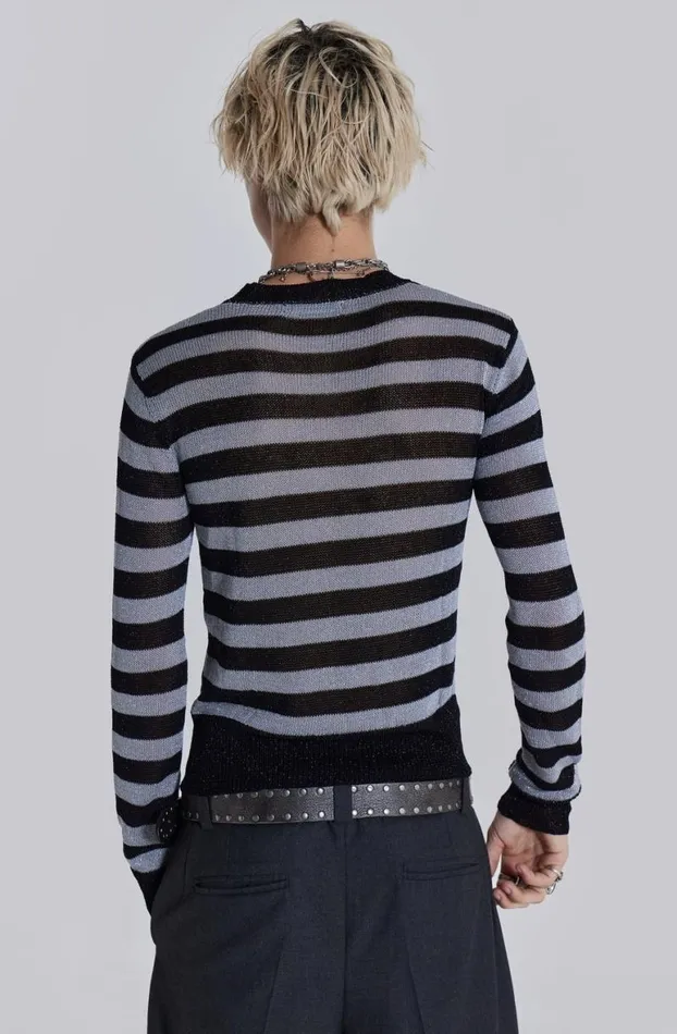 Knitwear Men Jaded London Sterling Stripe Knit