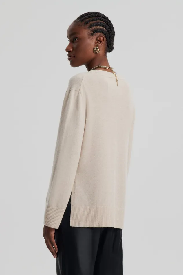 Knitwear Women Scanlan Theodore CASHMERE V WHEAT