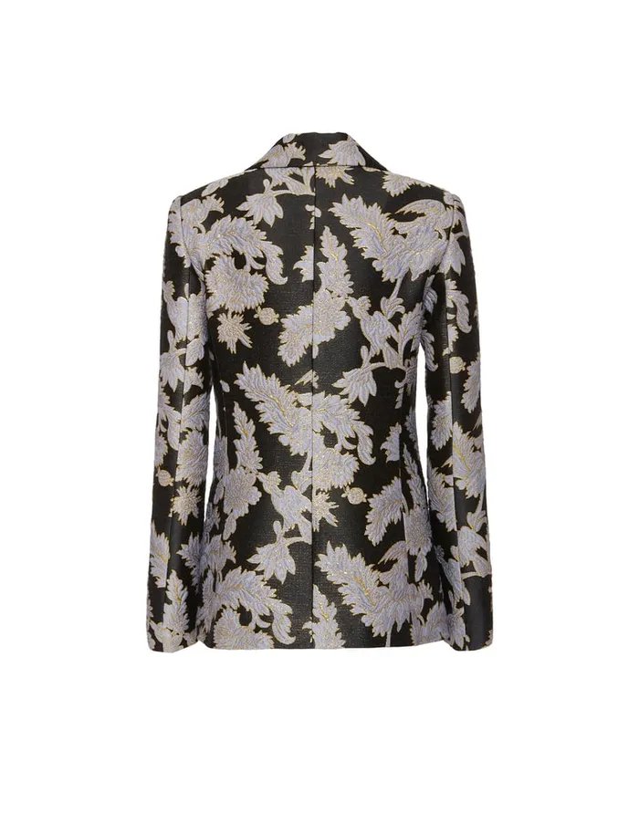 La Doublej 247 Jacket Lark Black In Jacquard Women Outerwear
