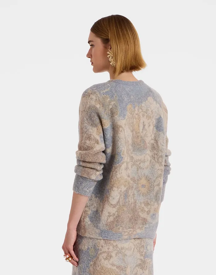 La Doublej AllIn Sweater Light Blue In Woolmix Women Knitwear