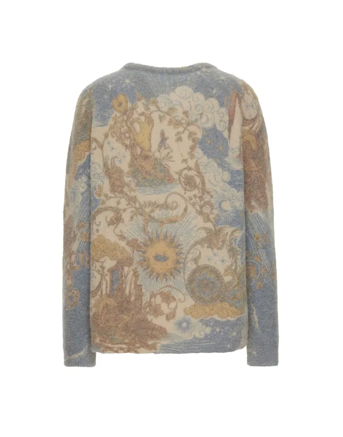 La Doublej AllIn Sweater Light Blue In Woolmix Women Knitwear