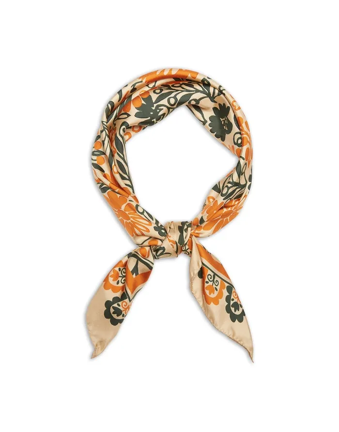 La Doublej Forest Foulard 9021590 Forest Square In Silk Women Foulards and Scarves