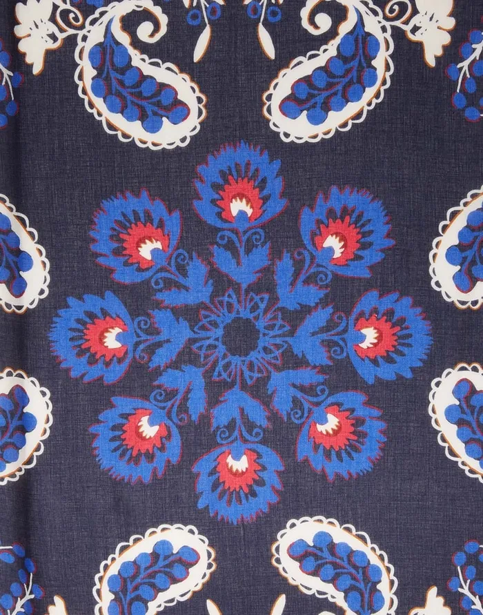 La Doublej Forest Scarf 120215120 Forest Bandana In Modal Silk Blend Women Foulards and Scarves