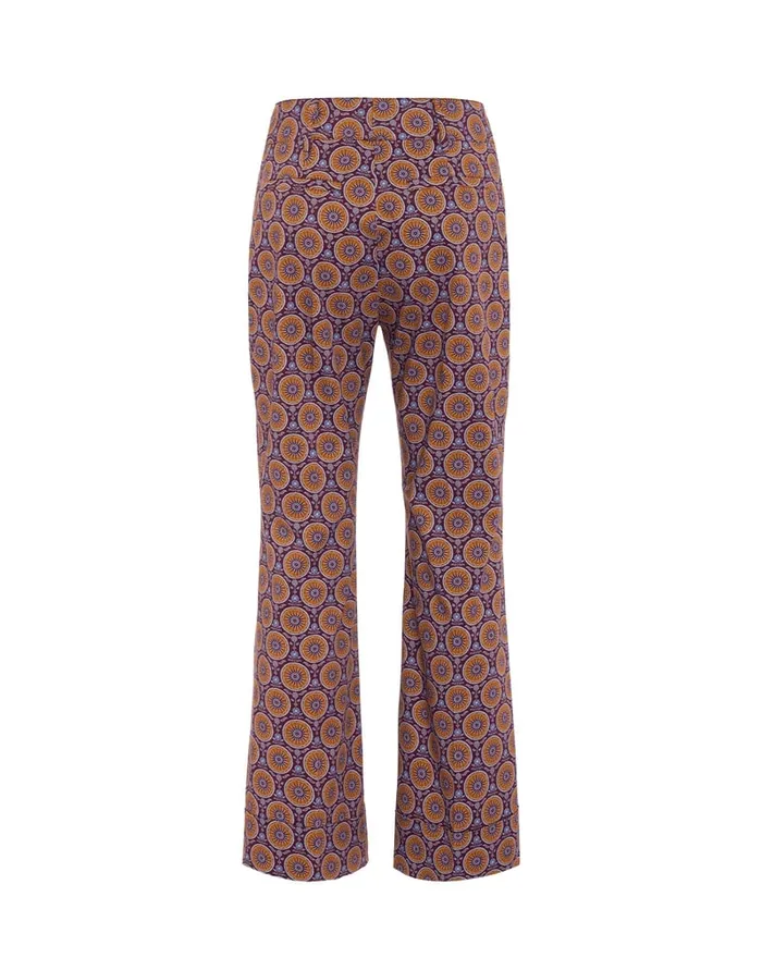 La Doublej Hendrix Pants Sovereign Mini Purple In Heavy Cotton Stretch Women Shorts and Pants