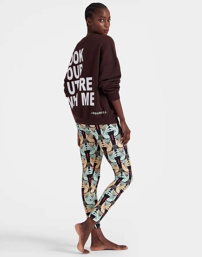 La Doublej Magica Leggings Ali Micro Yellow In Jersey Stretch Women Loungewear