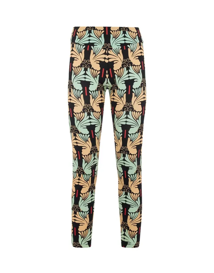 La Doublej Magica Leggings Ali Micro Yellow In Jersey Stretch Women Loungewear