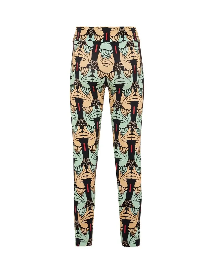 La Doublej Magica Leggings Ali Micro Yellow In Jersey Stretch Women Loungewear