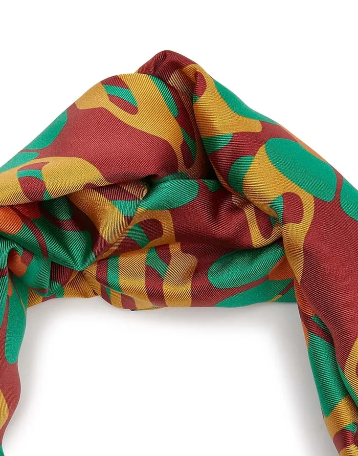 La Doublej Pinup Headband Clover In Twill Women Hair Accessories