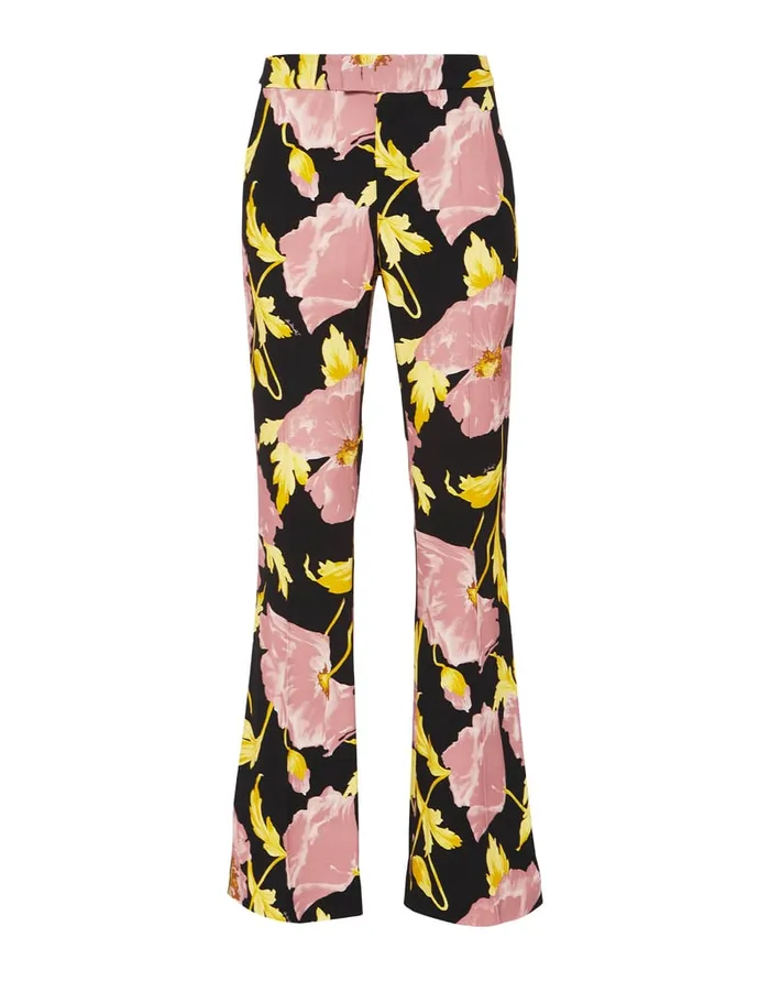 La Doublej Saturday Night Pants Sylph Black In Sable Satin Women Shorts and Pants