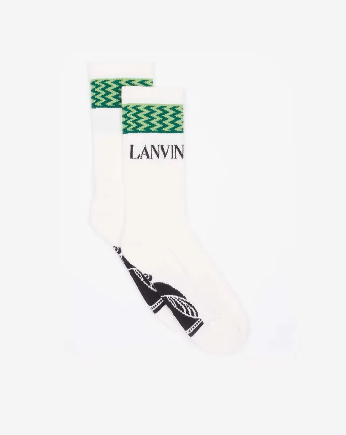 Lanvin Curb Socks Absinthebottle Men Lanvin Hats