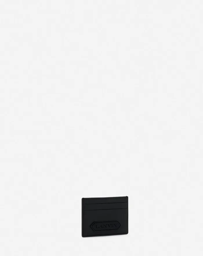 Lanvin Signature Leather Cardholder Black Men Lanvin Wallets and Small Leather Goods Lanvin Signature Leather Cardholder Black Men Lanvin Wallets and Small Leather Goods