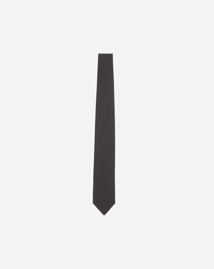 Lanvin Tie In Sparkly Satin Black Men Lanvin Hats