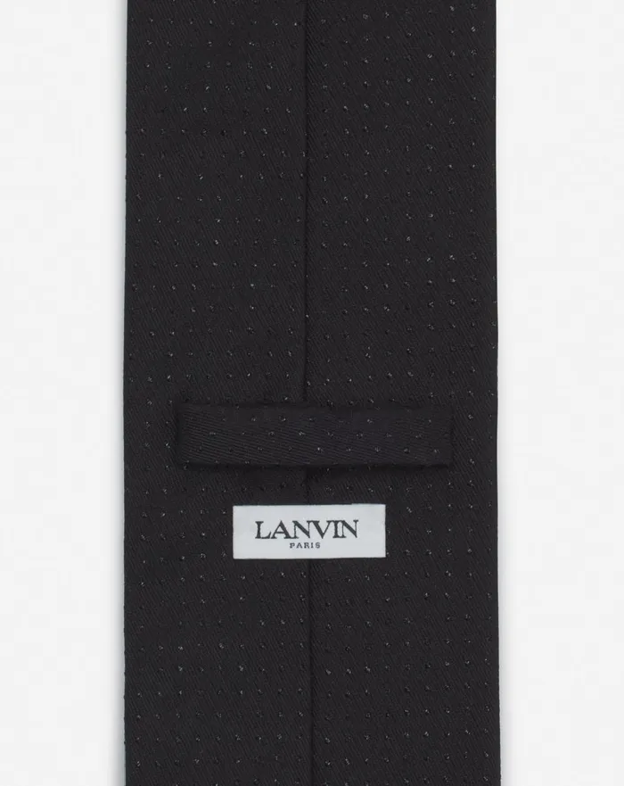 Lanvin Tie In Sparkly Satin Black Men Lanvin Hats Lanvin Tie In Sparkly Satin Black Men Lanvin Hats