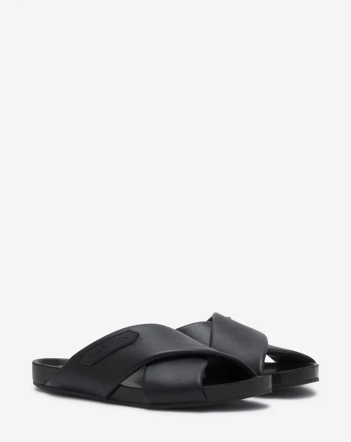 Lanvin Tinkle Sandals In Leather Black Men Lanvin Sandals Lanvin Tinkle Sandals In Leather Black Men Lanvin Sandals
