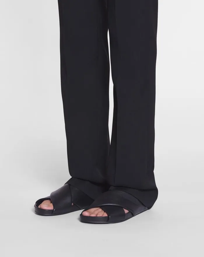 Lanvin Tinkle Sandals In Leather Black Men Lanvin Sandals Lanvin Tinkle Sandals In Leather Black Men Lanvin Sandals