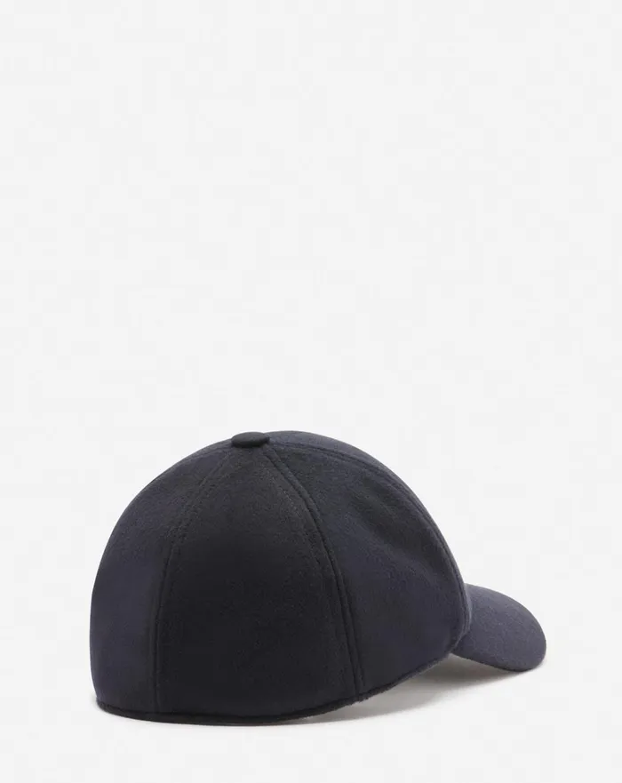 Lanvin Wool Cap Navy Blue Women Lanvin Hats