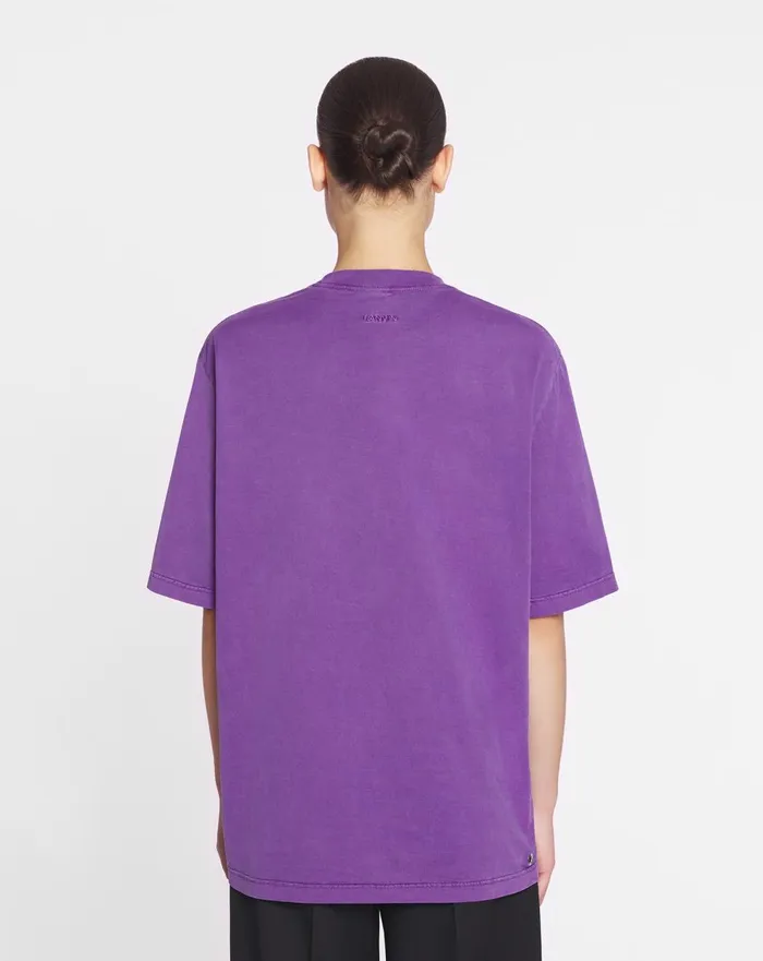 Lanvin X Future Classic Eagle Print Tshirt Purple Reign Women Lanvin TShirts and Sweatshirts Lanvin X Future Classic Eagle Print Tshirt Purple Reign Women Lanvin TShirts and Sweatshirts
