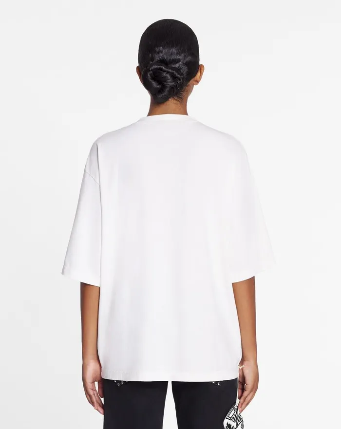 Lanvin X Future Unisex Eagle Print Loosefit Tshirt White Mustangblack Women Lanvin TShirts and Sweatshirts Lanvin X Future Unisex Eagle Print Loosefit Tshirt White Mustangblack Women Lanvin TShirts and Sweatshirts