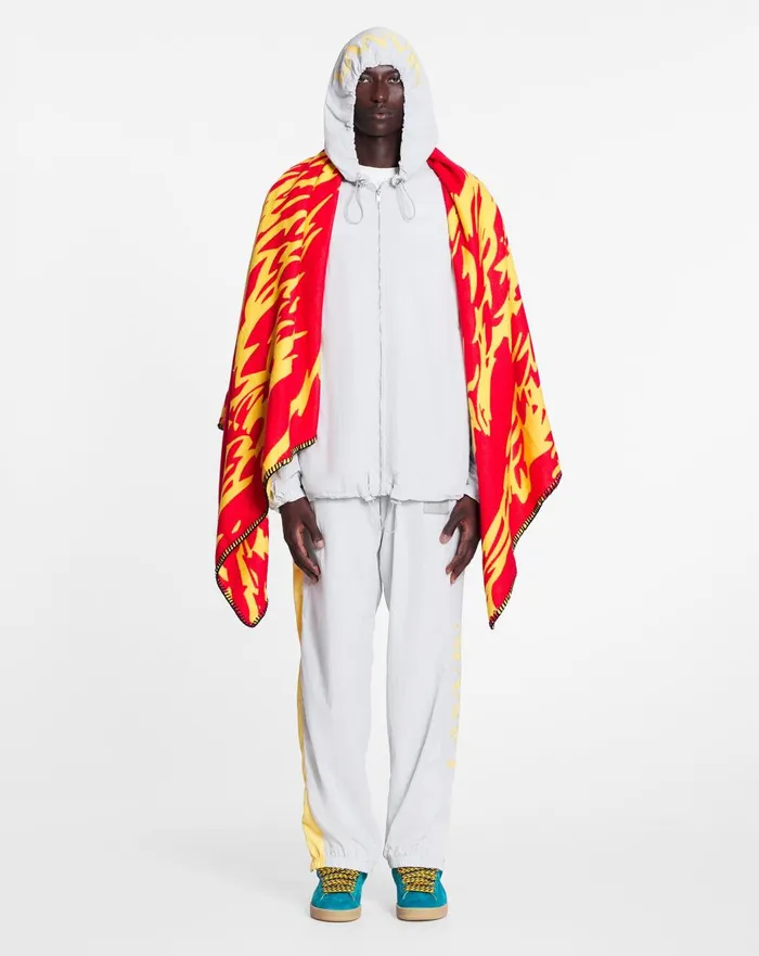 Lanvin X Future Zipped Hoodie With Contrasting Stripes Eagle Grey Men Lanvin Knitwear and Sweatshirts Lanvin X Future Zipped Hoodie With Contrasting Stripes Eagle Grey Men Lanvin Knitwear and Sweatshirts