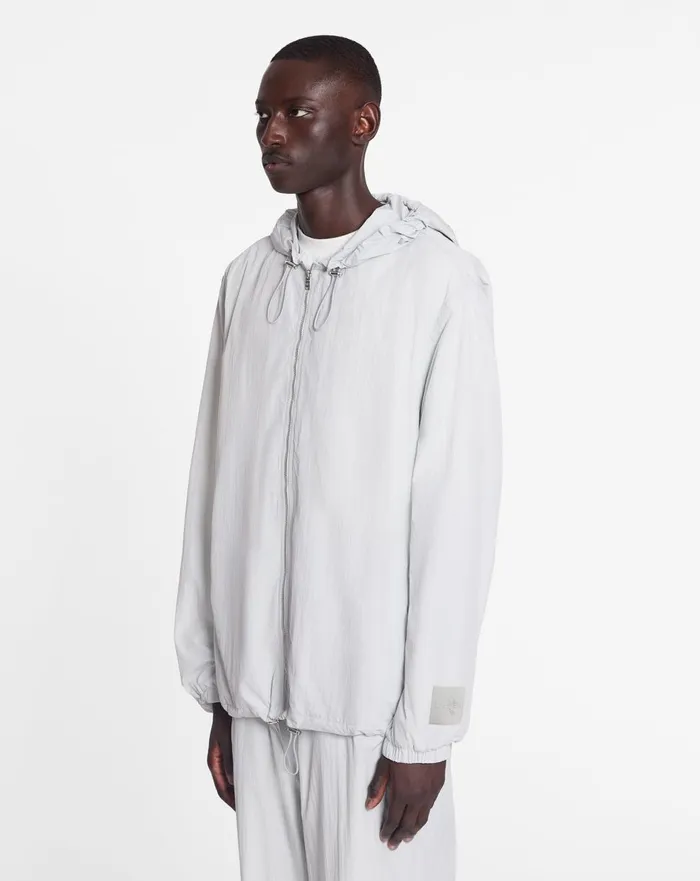 Lanvin X Future Zipped Hoodie With Contrasting Stripes Eagle Grey Men Lanvin Knitwear and Sweatshirts Lanvin X Future Zipped Hoodie With Contrasting Stripes Eagle Grey Men Lanvin Knitwear and Sweatshirts