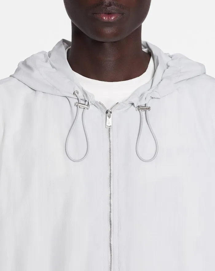 Lanvin X Future Zipped Hoodie With Contrasting Stripes Eagle Grey Men Lanvin Knitwear and Sweatshirts Lanvin X Future Zipped Hoodie With Contrasting Stripes Eagle Grey Men Lanvin Knitwear and Sweatshirts