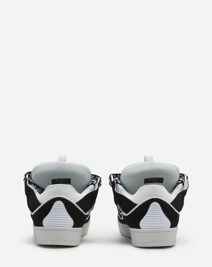 Leather Curb Sneakers Blackwhite Men Lanvin Curb Leather Curb Sneakers Blackwhite Men Lanvin Curb