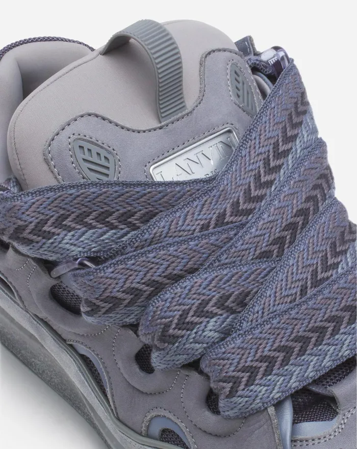 Leather Curb Sneakers Light Grey Women Lanvin Curb Leather Curb Sneakers Light Grey Women Lanvin Curb