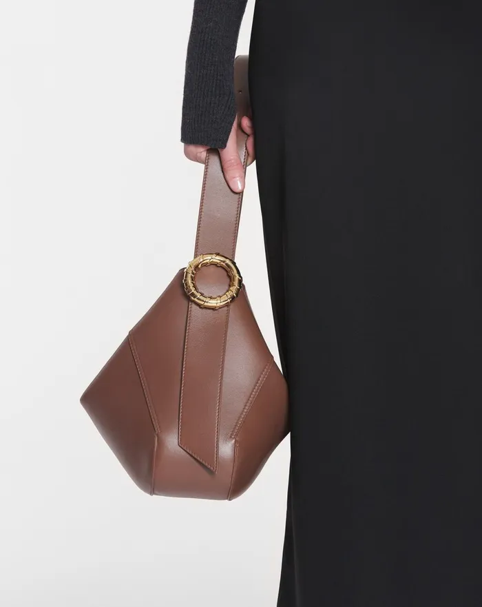 Leather Mlodie Hobo Bag Chestnut Women Lanvin Tote Bags and Top Handle Bags Leather Mlodie Hobo Bag Chestnut Women Lanvin Tote Bags and Top Handle Bags