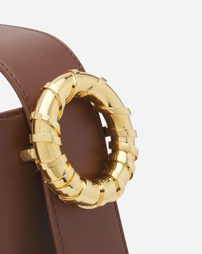 Leather Mlodie Hobo Bag Chestnut Women Lanvin Tote Bags and Top Handle Bags Leather Mlodie Hobo Bag Chestnut Women Lanvin Tote Bags and Top Handle Bags