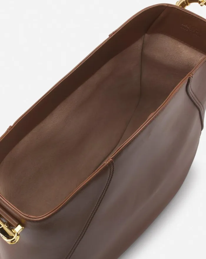 Leather Mlodie Hobo Bag Chestnut Women Lanvin Tote Bags and Top Handle Bags Leather Mlodie Hobo Bag Chestnut Women Lanvin Tote Bags and Top Handle Bags