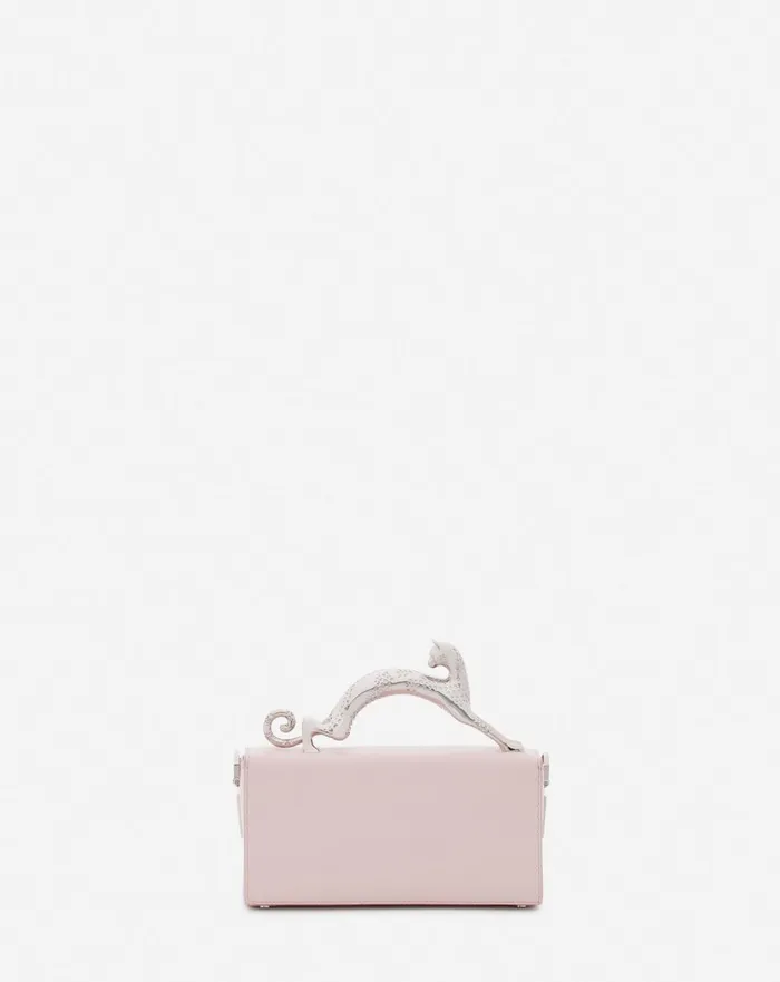Leather Nano Pencil Cat Bag Ros Women Lanvin Mini Bags and Clutches Leather Nano Pencil Cat Bag Ros Women Lanvin Mini Bags and Clutches